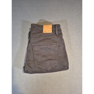 DU/ER Slim Fit Black Jeans Men's Size 32x32" Straight Leg Stretch Comfort